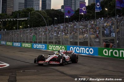 Avec Magnussen, Haas F1 démarre sur un bon rythme à Singapour