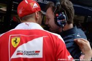 Vettel dément avoir fait pression pour rétrograder Kvyat