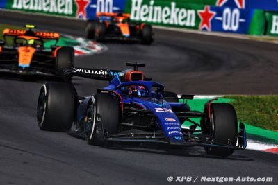 Albon est ’très heureux’ et ’fier’ de sa septième place à Monza