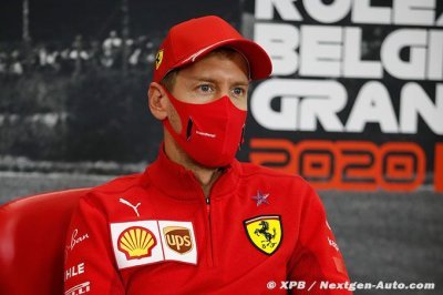 No workout for Vettel’s contract pen at Spa