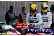 Mercedes se prépare à des tensions entre Hamilton et Rosberg