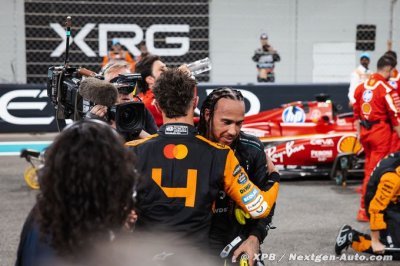 Norris&nbsp;: Être champion avec Ferrari ferait de Hamilton le meilleur pilote ’incontestable’&nbsp;de&nbsp;la&nbsp;F1