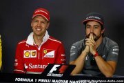 Alonso denies not liking Vettel