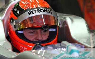 Schumacher positif après sa journée d’essais