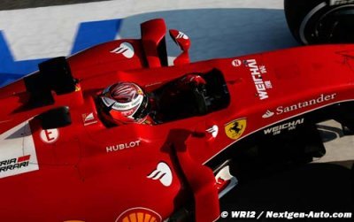Raikkonen ne se prononce pas sur la compétitivité de sa Ferrari
