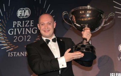 Rob Huff et Chevrolet sacrés lors du gala de la FIA