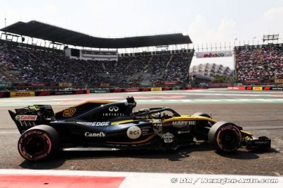Renault F1 se place sur la 4e ligne à Mexico