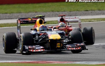 Webber cantonné au second rôle