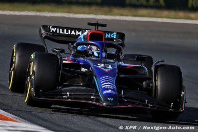 ’Pas génial’, ’très difficile’&nbsp;: Les pilotes Williams F1 souffrent à Zandvoort