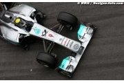 Mercedes car has third pedal for adjustable wing