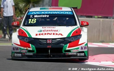 Tiago Monteiro 4ème et 5ème en Hongrie