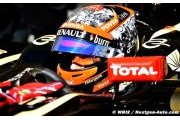 Grosjean a manqué la séance matinale et il le ressent