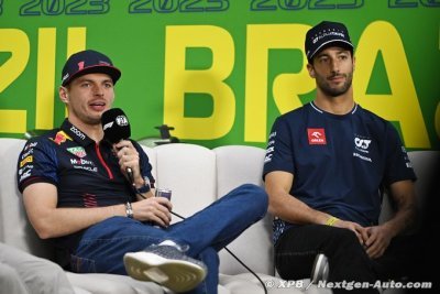 Verstappen refuse de choisir entre Perez et Ricciardo pour 2024