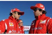 Seat fitting for Alonso and Massa