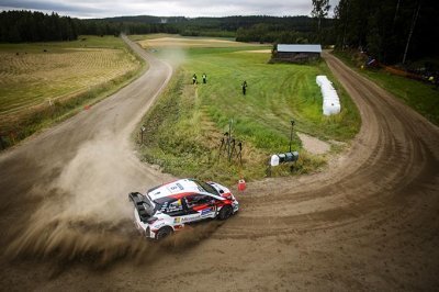 Finlande, samedi&nbsp;: Ott Tänak boucle la journée en tête