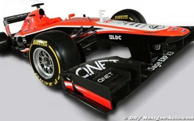 Une Marussia MR02 optimisée par rapport à sa devancière