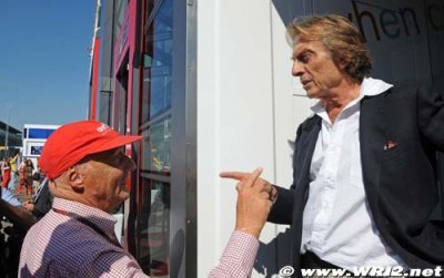 Niki Lauda back in Maranello (video)