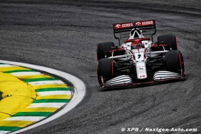 Les Alfa Romeo se placent en Q2, Räikkönen devant Giovinazzi