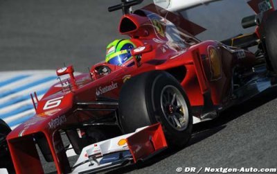 Massa a passé deux jours dans le simulateur