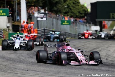 Le rythme des Williams à Monza a surpris Force India 