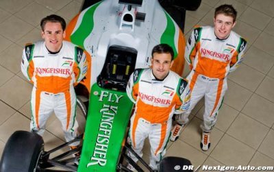 Wraps come off the new Force India VJM03