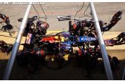 Red Bull aussi les plus rapides dans les stands