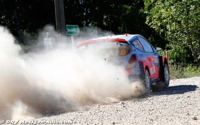 Hyundai shows podium potential on opening day of Rally de España 