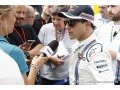 Massa ne lâche rien sur son retour chez Williams