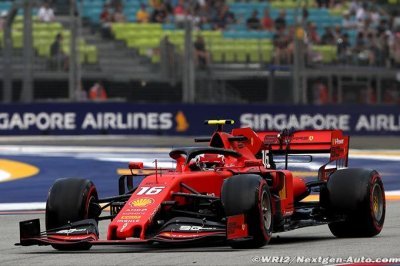 Singapore, FP3: Leclerc quickest ahead of Hamilton in final practice