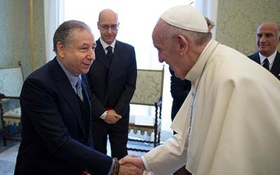 Todt&nbsp;: Le pape François va prier pour Schumacher