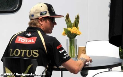 Raikkonen déteste rester coincé derrière une autre voiture