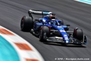 Albon échoue aux portes de la Q3 à Miami, Sargeant dernier