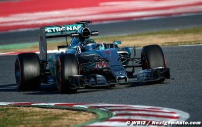 Essais de Barcelone II, jour 2&nbsp;: Rosberg explose les chronos