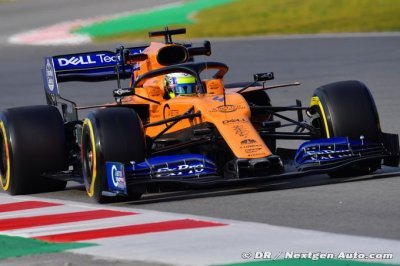 Barcelone II, jour 1&nbsp;: Norris meilleur temps, Mercedes à l’arrêt