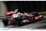 Free 2: Lewis Hamilton fastest in rain struck practice at Budapest