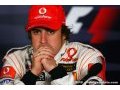 Alonso n'a pas été 'soutenu correctement' chez McLaren F1 en 2007