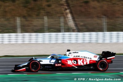 Williams a subi une nouvelle panne moteur à Barcelone