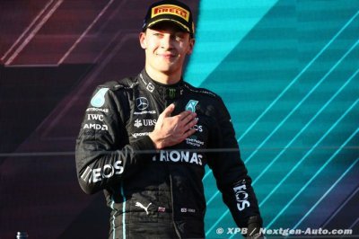 Russell&nbsp;: C’est incroyable d’être troisième mais le retard reste important