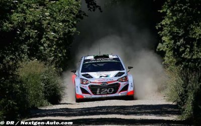 Paddon le plus rapide du shakedown en Espagne