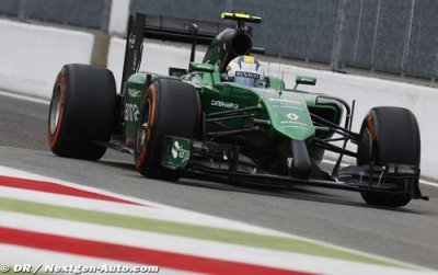 Les Caterham toujours derrière les Marussia