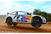 SS14: Ostberg's broken wheel allows Ogier to break clear