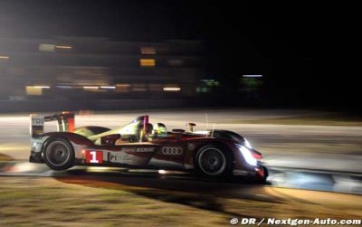 Audi R15 TDI shows strong performance in “farewell” race
