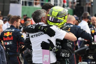 Hamilton et sa ‘famille Mercedes F1’&nbsp;: ‘Nous n’avons pas de limite’