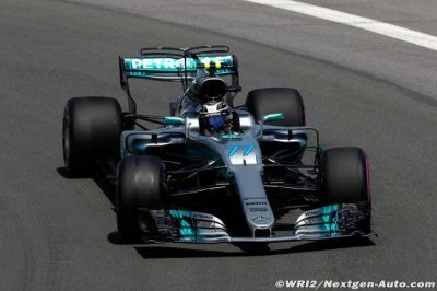 Bottas conclut les essais de Mercedes pour Pirelli