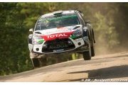 Ostberg sauve le podium provisoire de Citroën