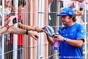 Un plafond salarial pour les pilotes, 'un sujet très compliqué' pour Alonso