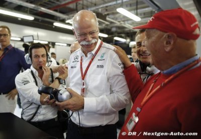 La F1 reste ‘absolument pertinente’ pour Mercedes selon Zetsche