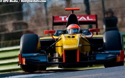 Romain Grosjean dashes to Imola victory
