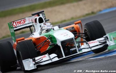 Force India a gagné de l’appui aérodynamique