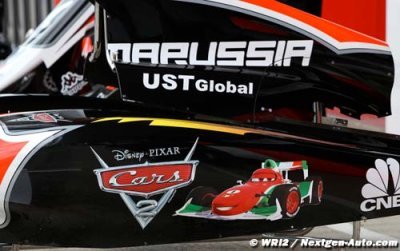 Virgin eyes Silverstone base, HRT eyes Sala